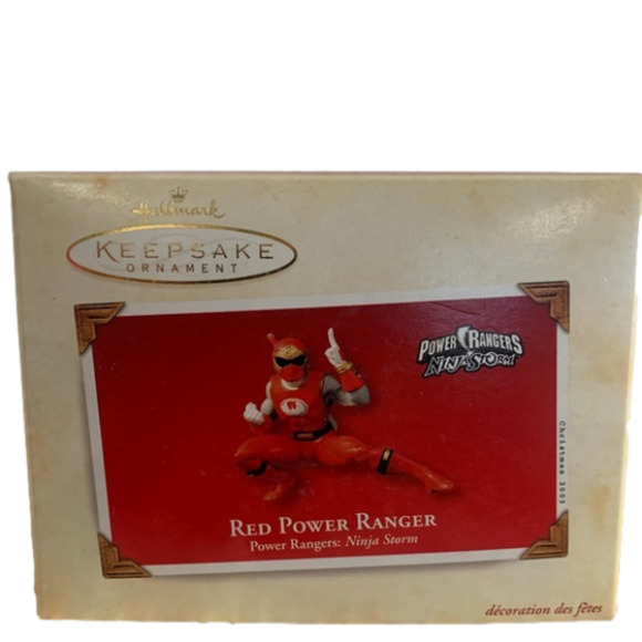 2003 Red Power Rangers Ninja Storm Hallmark Keepsake Collectible - Picture 1 of 12